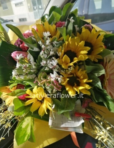 Bouquet di girasoli