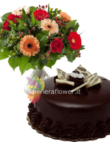 Bouquet +torta