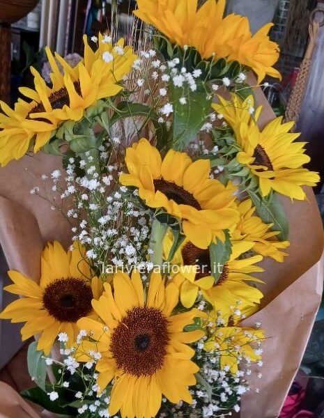 Mazzo di girasoli